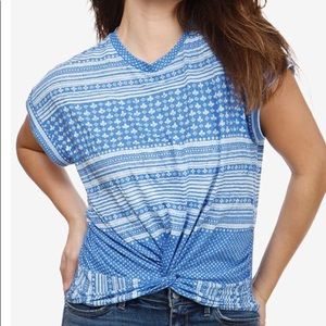 Lucky Brand women’s twist front tee